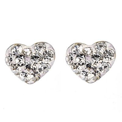 9ct Yellow Gold Love Heart Earrings