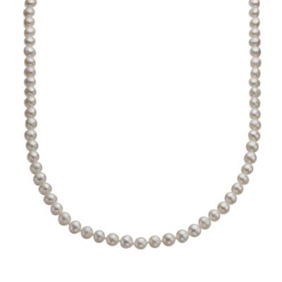 Sterling Silver Cultured Freshwater Pearl Necklace 50