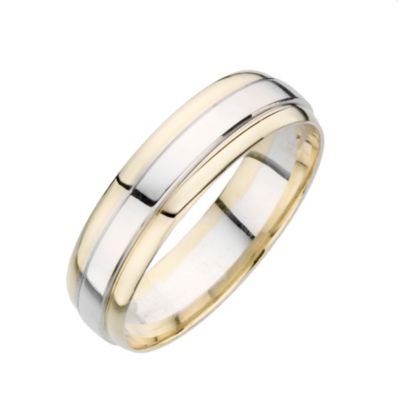18ct two colour gold ring - Product number 8137919