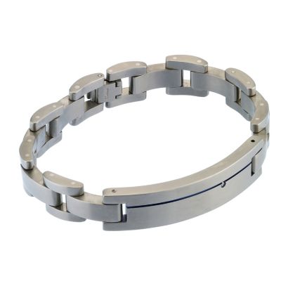 Men's Titanium Diamond Identity Bracelet - Product number 8150583