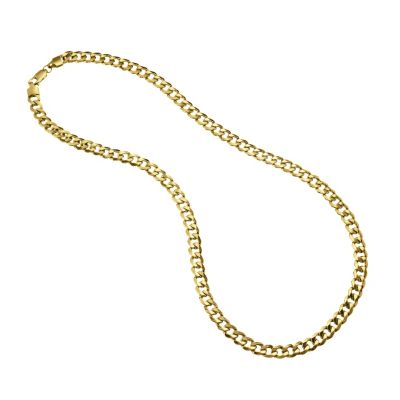 Mens 9ct Gold Curb Chain 20 inches