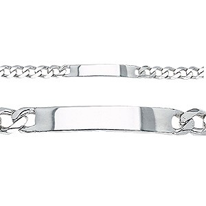 Men's Silver ID BraceletMen's Silver ID Bracelet