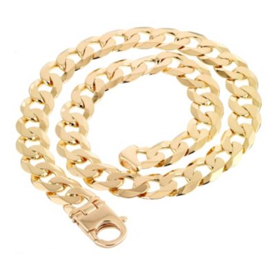 9ct Yellow Gold Curb Necklace - Product number 8152608