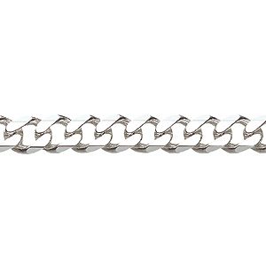 Men's Silver Curb Necklace