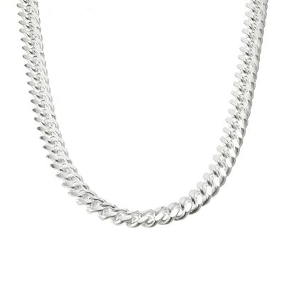 Silver 22` Large Heavy Curb Chain