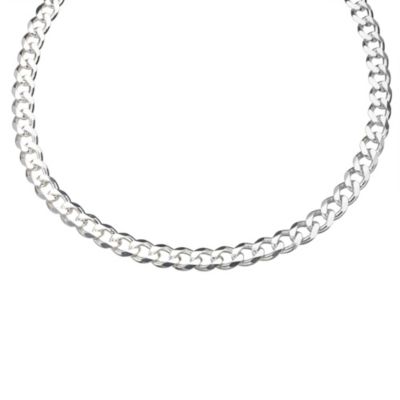 H Samuel Sterling Silver Medium Curb Chain Necklace