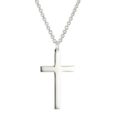 Sterling silver cross pendant