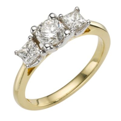 Forever Diamonds - 18ct Two Tone 1 Carat Diamond Ring