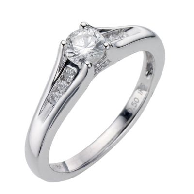 18ct White Gold Half Carat Diamond Ring - Product number 8175969