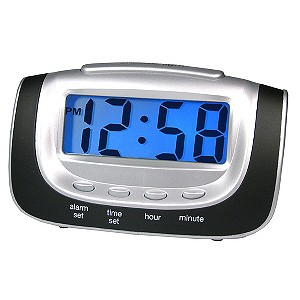 H Samuel Large LCD Alarm Clock