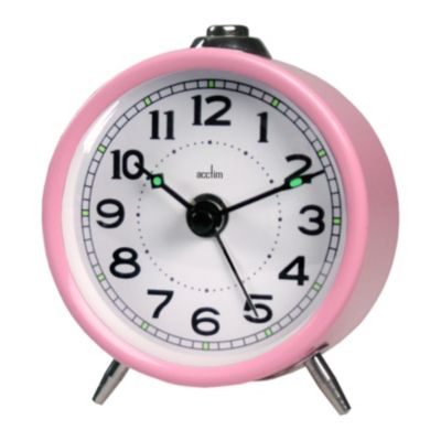 H Samuel Osker Pink Alarm Clock