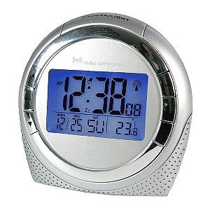 Silver Alarm Clock