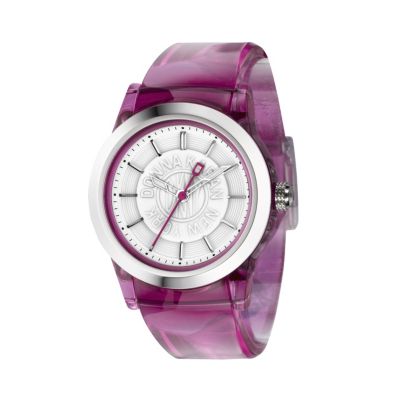 DKNY ladies' pink strap watch - Product number 8182116