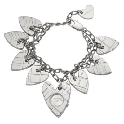 Burberry ladies' stainless steel heart bracelet watch - Product number 8182396