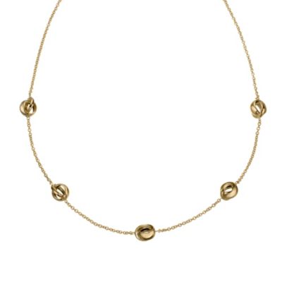 Italian Knots 9ct Yellow Gold 17` Necklace