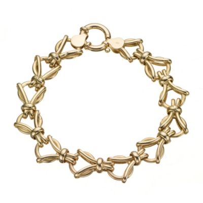 H Samuel Eleganzia Exclusive 9ct Italian Gold Bracelet