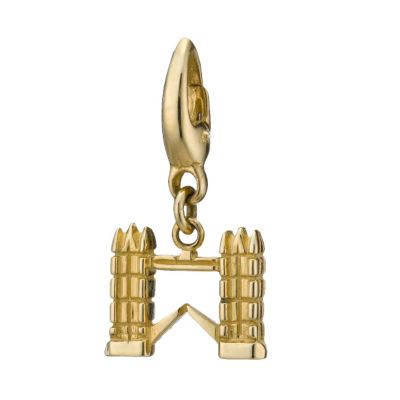 H Samuel World of Charms - 9ct Yellow Gold Tower Bridge