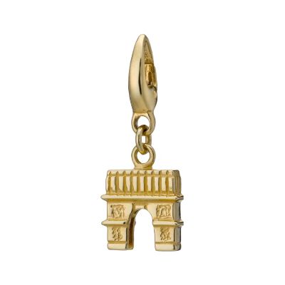 World of Charms -  9ct Yellow Gold Arc de Triomphe Charm - Product number 8185174