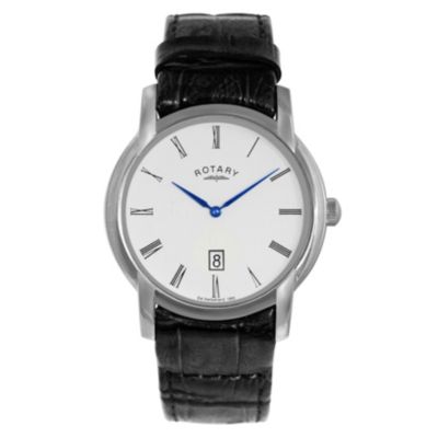 Rotary Men's Black Strap Watch - Product number 8186197