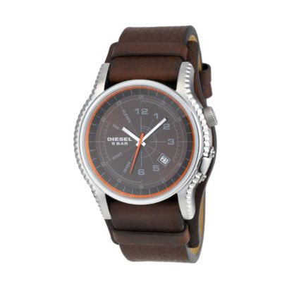 Diesel Men's Brown Leather Strap Watch - Product number 8187215