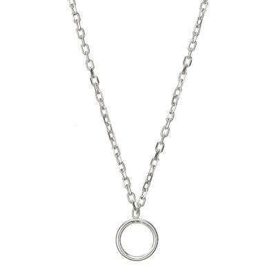 H Samuel Sterling Silver Charm Carrier Necklace