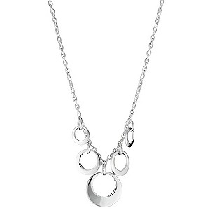 Silver Organic Links Necklace