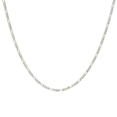 Sterling Silver Figaro Necklace 18`