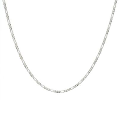 H Samuel Sterling Silver Figaro Necklace 20`