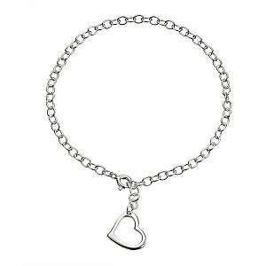 sterling Silver Heart Bracelet