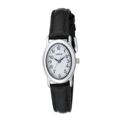 Lorus Ladies' Black Strap Watch - Product number 8190941