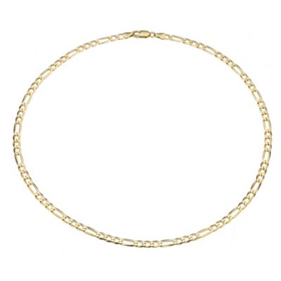 9ct Yellow Gold Figaro Necklace