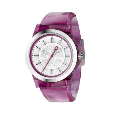 DKNY Ladies' Pink Strap Watch - Product number 8192766
