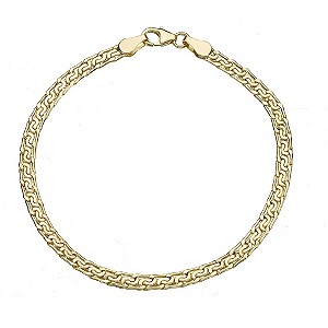 9ct Yellow Gold Bar & Fancy Link Bracelet9ct Yellow Gold Bar & Fancy Link Bracelet