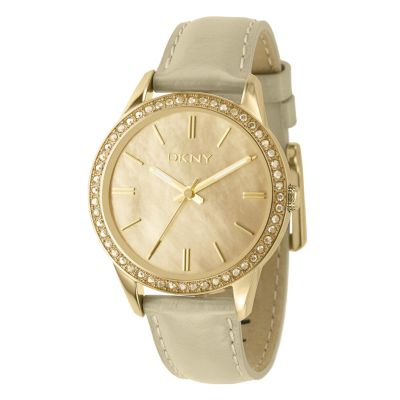 DKNY Ladies' Gold Strap Watch - Product number 8193304