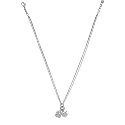 DKNY apple charm necklace