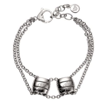 Emporio Armani sterling silver charm bracelet - Product number 8196443