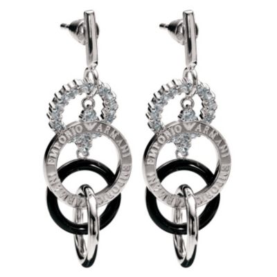 Emporio Armani sterling silver stone earrings - Product number 8196613