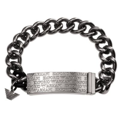 Emporio Armani men's stainless steel bracelet - Product number 8196702