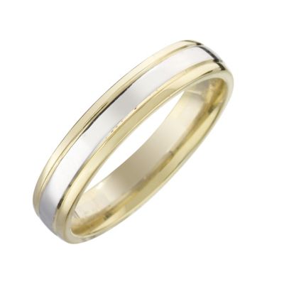 18ct two-colour gold ladies