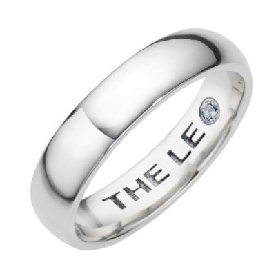 Leo Diamond platinum 5pt wedding ring