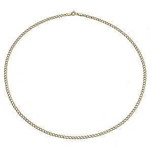9ct Yellow Gold Small Curb Necklace