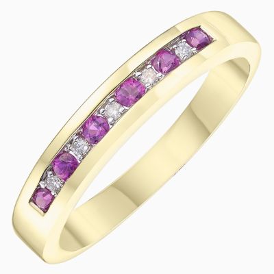 Stainless Steel Cubic Zirconia Grid Ring - Product number 8232245