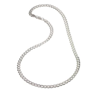 Men's Silver Curb Necklace 20" - Product number 8233004