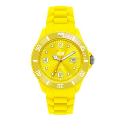 Ice Watch Men's Yellow Silicone Strap Watch - Product number 8233969