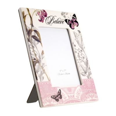 butterfly and Flower Photo Frame