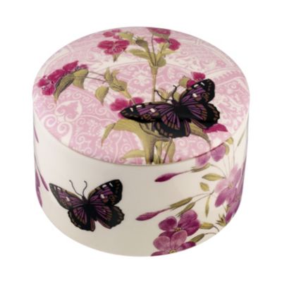 Butterflies & Flowers Round Box - Product number 8234663