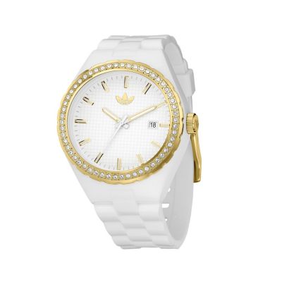 Adidas Men's White Dial Crystal Digital Watch - Product number 8234892