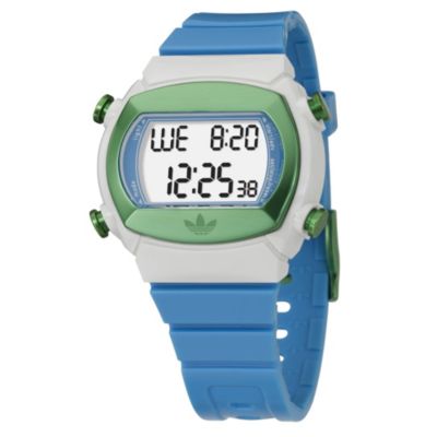 Adidas Men's Blue & Green Digital Watch - Product number 8234965