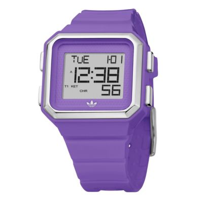 Adidas Men's Purple Digital Watch - Product number 8235023