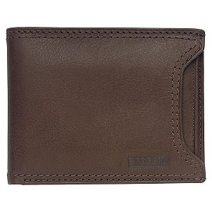 Fossil Brown Leather Cardholder